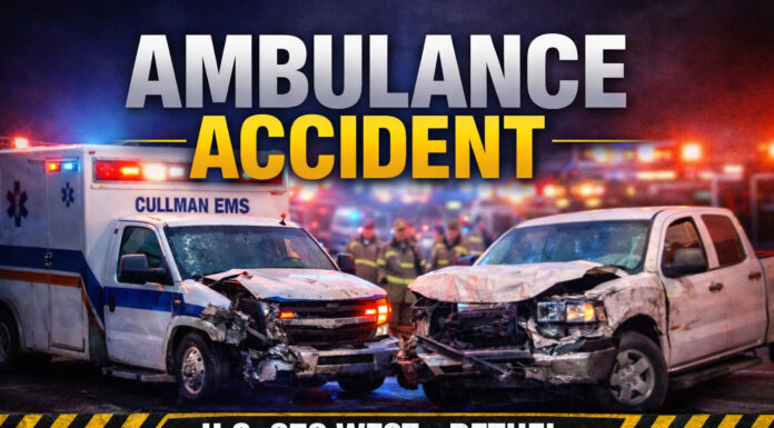 Cullman EMS ambulance involved in accident
