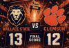 Wallace State flag football wins Tiger Town Showdown Championship at Clemson