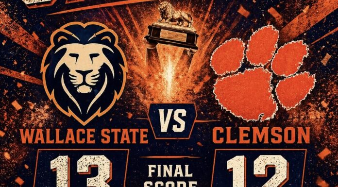 Wallace State flag football wins Tiger Town Showdown Championship at Clemson