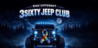 3Sixty Jeep Club hosting Autism Night Ride April 25