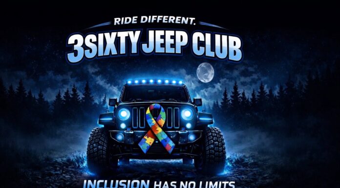 3Sixty Jeep Club hosting Autism Night Ride April 25