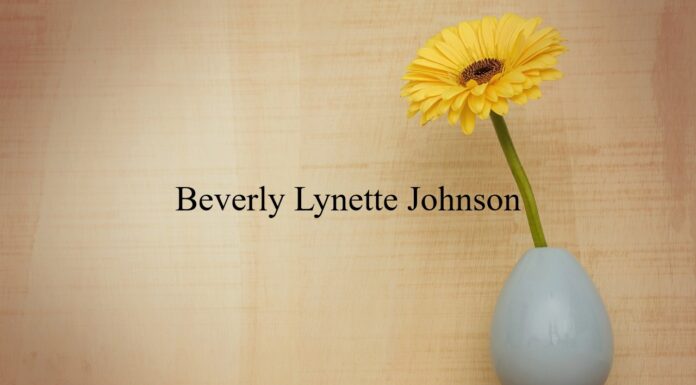 Obituary: Beverly Lynette Johnson