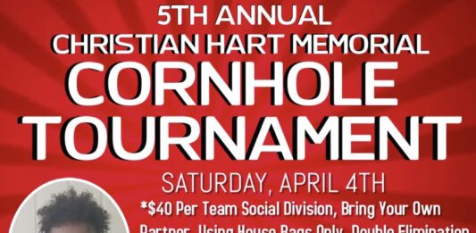 Christian Hart Memorial Cornhole Tournament returns for 5th year – April 4