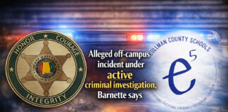 Alleged off-campus incident under active criminal investigation, Barnette says