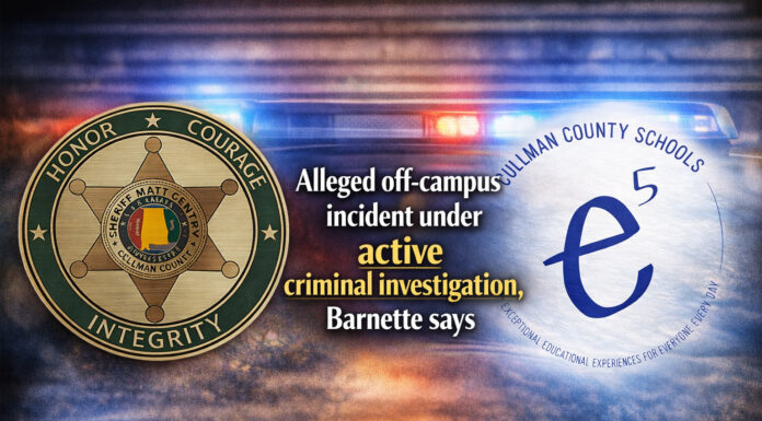 Alleged off-campus incident under active criminal investigation, Barnette says