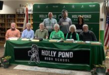 Holly Pond distributes funds to area schools