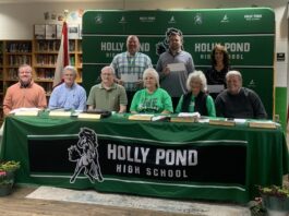 Holly Pond distributes funds to area schools