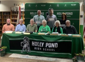Holly Pond distributes funds to area schools