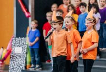 First graders shine in ‘The Day the Crayons Quit’ musical at CCPS
