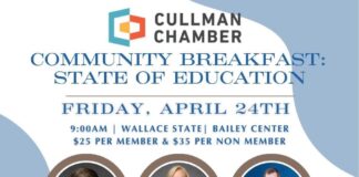 State of Education breakfast April 24 at Wallace State