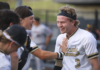 PREP BASEBALL: Inman’s grand slam finishes off Southside, Bearcats win 11-0 to move on to round two Cullman's Jonah Inman (right) celebrating with teammates after his game-ending grand slam. (Photo via. Lucas Gray)