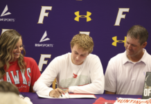 PREP FOOTBALL: Fairview’s Zayden Cruce signs scholarship offer to attend Huntingdon College