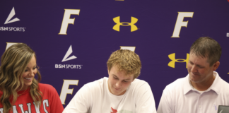 PREP FOOTBALL: Fairview’s Zayden Cruce signs scholarship offer to attend Huntingdon College