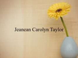 Obituary: Jeanean Carolyn Taylor