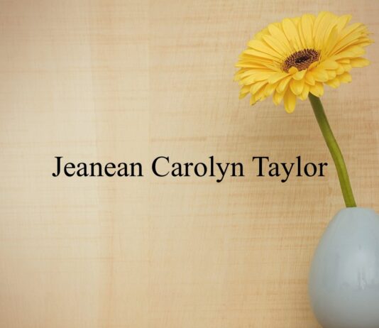 Obituary: Jeanean Carolyn Taylor