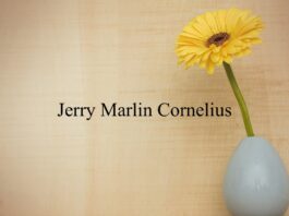 Obituary: Jerry Marlin Cornelius