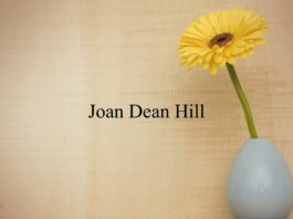 Obituary: Joan Dean Hill