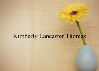 Obituary: Kimberly Lancaster Thomas
