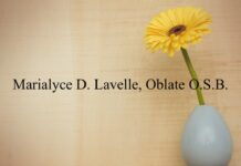 Obituary: Marialyce D. Lavelle, Oblate O.S.B.