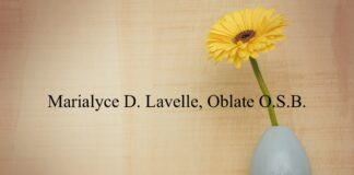 Obituary: Marialyce D. Lavelle, Oblate O.S.B.