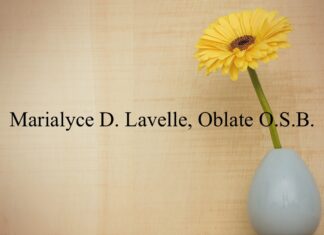 Obituary: Marialyce D. Lavelle, Oblate O.S.B.