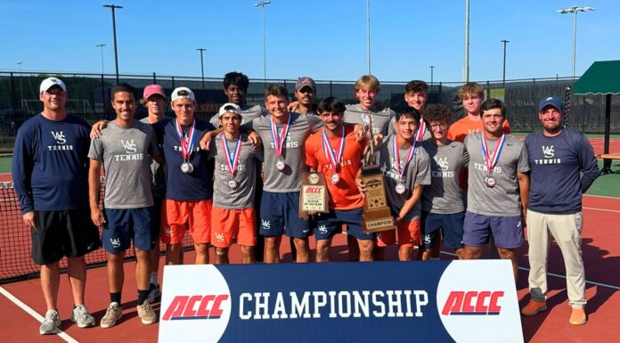 Wallace State Men Win ACCC Tennis Championship; Gautier Named Player of the Year