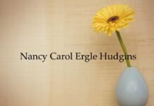 Obituary: Nancy Carol Ergle Hudgins