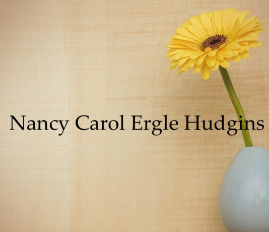 Obituary: Nancy Carol Ergle Hudgins