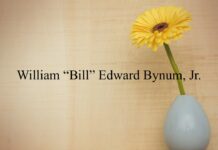 Obituary: William “Bill” Edward Bynum, Jr.
