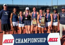 Wallace State Women Capture ACCC Tennis Championship; Standifer Earns Player of the Year Honors
