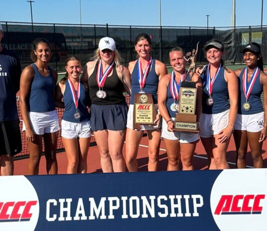Wallace State Women Capture ACCC Tennis Championship; Standifer Earns Player of the Year Honors