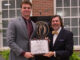 Colton Lindsey wins Outstanding Management Student Award at Troy