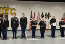 Dripping Springs Chapter of DAR awards JROTC medals at CATA