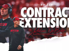 Head coach Kalen DeBoer’s contract extended through 2033 season