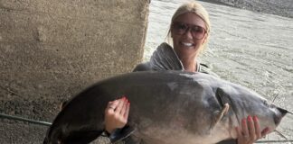 Local angler lands 72-pound catfish, celebrates love of fishing and family