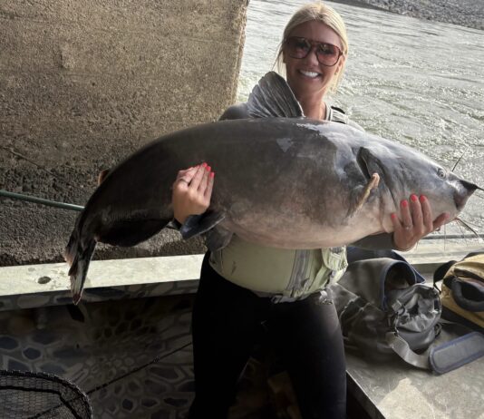 Local angler lands 72-pound catfish, celebrates love of fishing and family