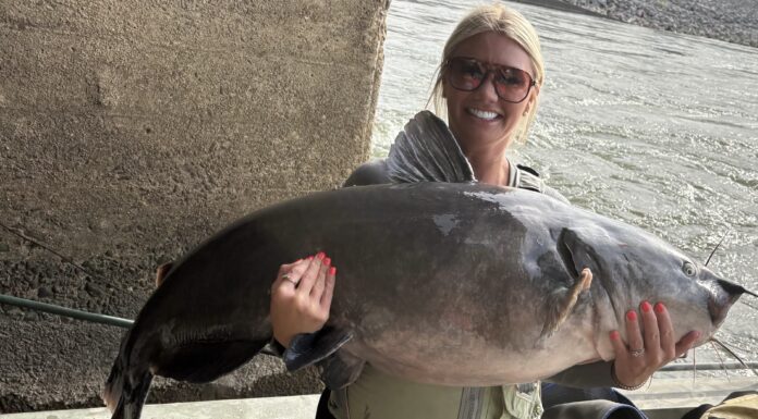 Local angler lands 72-pound catfish, celebrates love of fishing and family