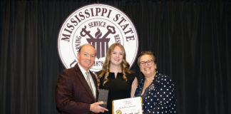 Cullman’s Sarah Kate Dockery receives 2026 Spirit of State Award from Mississippi State