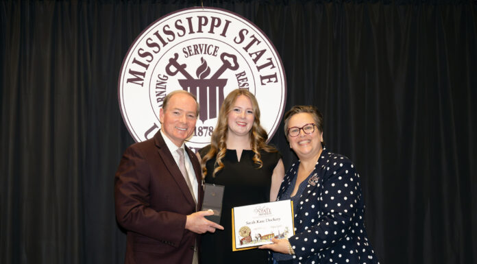 Cullman’s Sarah Kate Dockery receives 2026 Spirit of State Award from Mississippi State