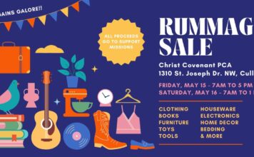 Christ Covenant Presbyterian Church holding rummage sale May 15-16