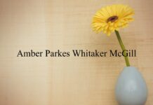 Obituary: Amber Parkes Whitaker McGill