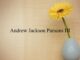 Obituary: Andrew Jackson Parsons III
