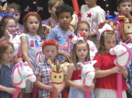 Harmony students celebrate America 250