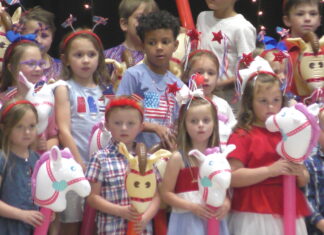 Harmony students celebrate America 250