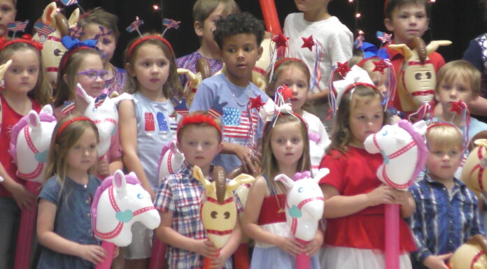 Harmony students celebrate America 250