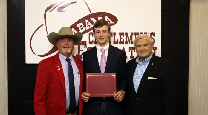 Ty Harrison awarded Alabama Cattlemen’s Foundation scholarship