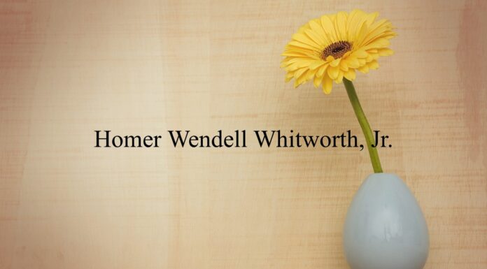Obituary: Homer Wendell Whitworth, Jr.