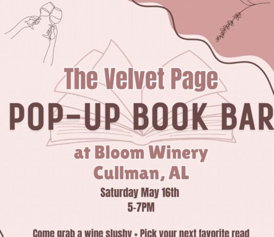 Velvet Page Mobile Bookstore hosting pop-up book bar May 16 at Bloom Winery