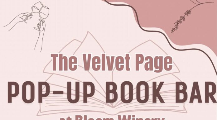 Velvet Page Mobile Bookstore hosting pop-up book bar May 16 at Bloom Winery