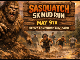 Sasquatch 5K Mud Run this Saturday at Stony Lonesome